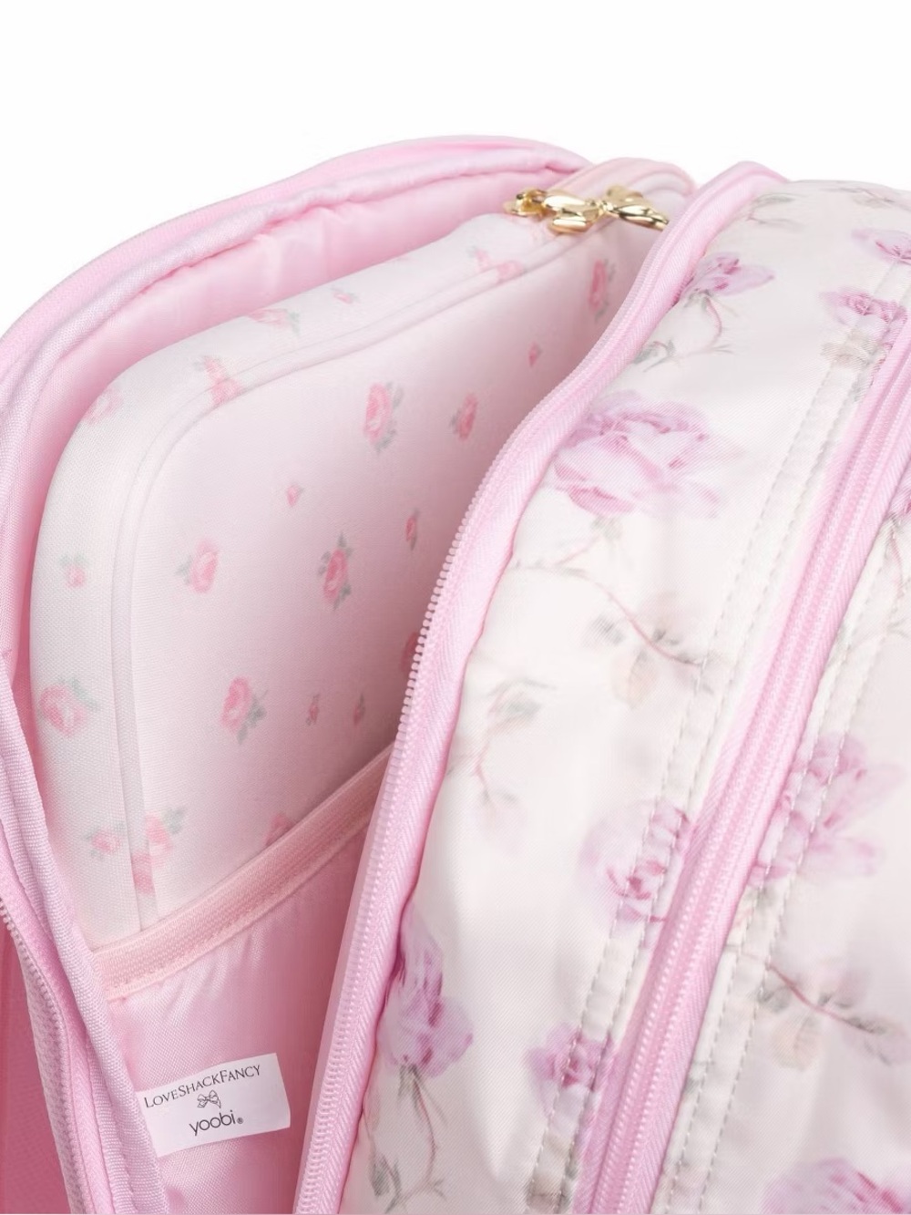 LoveShackFancy Ribbon Rosa Backpack Floral - Picture 5 of 5